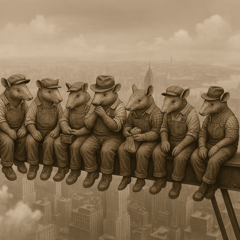 Lunch atop a skyscraper