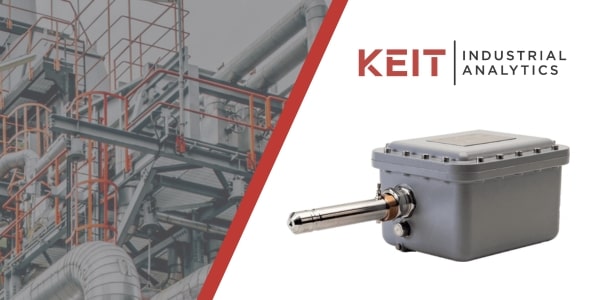 A graphic showing a Keit IRmadillo analyser to show how it can be used in monitoring liquid processes.  